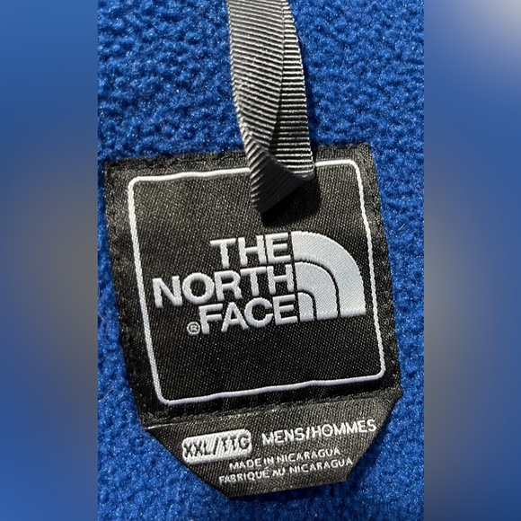 The North Face Blue Grey Denali Polartec Fleece Jacket Coat Winter Size XXL - Picture 8 of 12